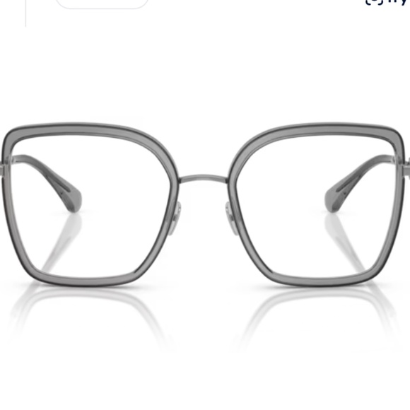 Chanel CH2222 108 54 Silver Crystal grey Large Square Metal Eyeglasses Frame - Picture 3 of 5